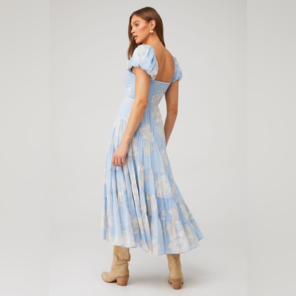 Free People | Sundrenched Short-Sleeve Maxi Dress (NWT) - Picture 3 of 6